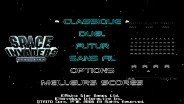 Space Invaders Evolution (EU) screen shot title